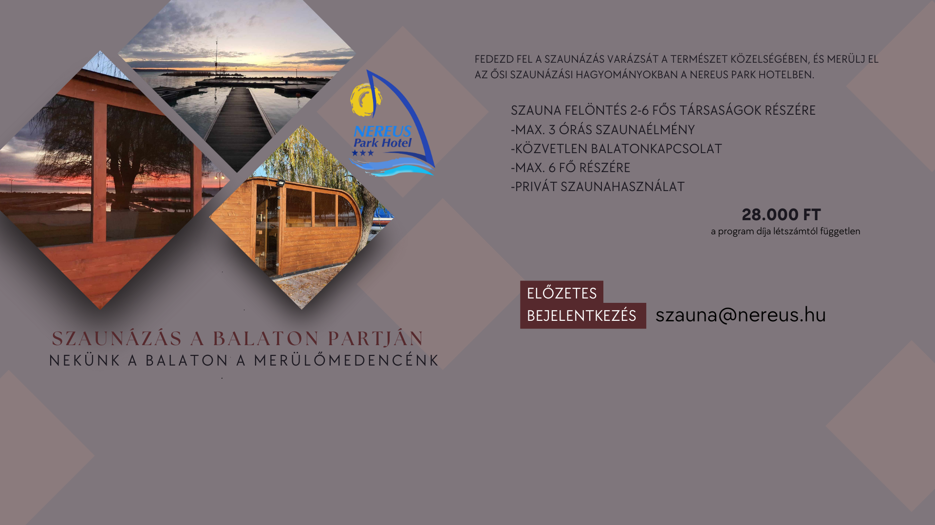 Fedezd fel a szaunazas varazsat a termeszet kozelsegeben es merulj el az osi szaunazasi hagyomanyokban a Nereus Park Hotelbenpng